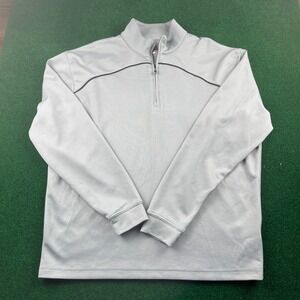 Bollé Golf‎ Thermal 1/4 Zip Pullover Gray Athletic Mens Medium
